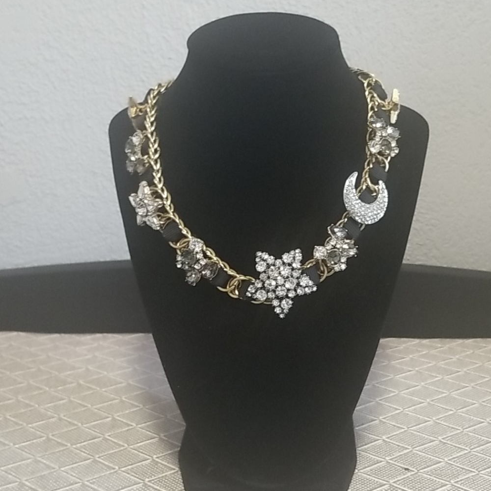 Elegant Gold Necklace with Charms